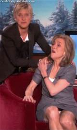 Meredith Vieira Upskirt op de Ellen DeGeneres Show