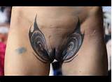 Pussy Tattoo Butterfly 045