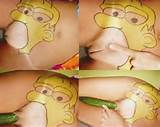 Tagged komkommer Homer Simpson Pussy Tattoo Tattoo Vag Tat Homer rookt