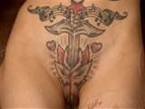 Clit Piercing collectie Pussy Tattoed Pussy Tattoo Titsocean 1 Jpg