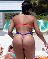 Foto's video's Natalie Nunn enorme buit Bikini In Miami foto 's