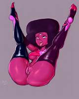 Cartoon Network donkere huid Garnet Steven Universe benen op kutje