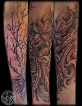 Pussy Willow en Maple Leaf stuk door Rob Sweet Ascendingkoi tatoeages