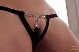 Kut Jewel Kruis Thong Diamond G String geschoren Muff Kruis Shot Pussy