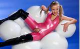 Latex Catsuit roze Pvc laarzen Open Kruis geschoren kutje Rubber