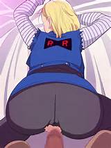 AndroÃ¯de 18 Ass Blonde haren gecensureerd Dragon Ball Dragon Ball Z oorbellen