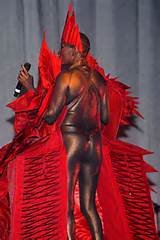 Grace Jones met haar mooie kont Upskirt op stadium Paparazzi foto 's