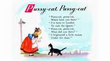 Pussy Cat kinderliedjes English Songs Mother Goose English